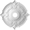 Ekena Millwork Attica Thermoformed PVC Ceiling Medallion Fits Canopies up to 6 3/4-in., Aged Copper CMP19ATCAC - alternate 2